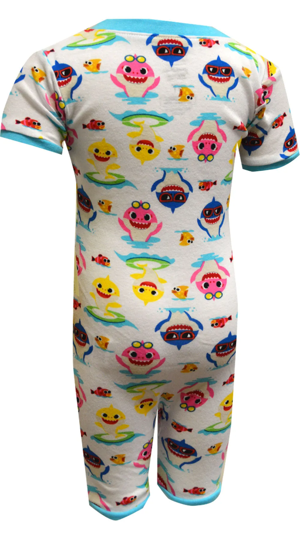 Baby Shark Cotton Water Fun Toddler One Piece Sleeper Pajamas