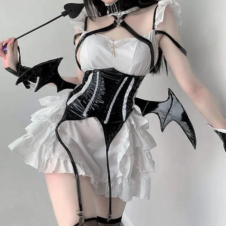 Cosplay Bat Wings Splice Lolita Dress