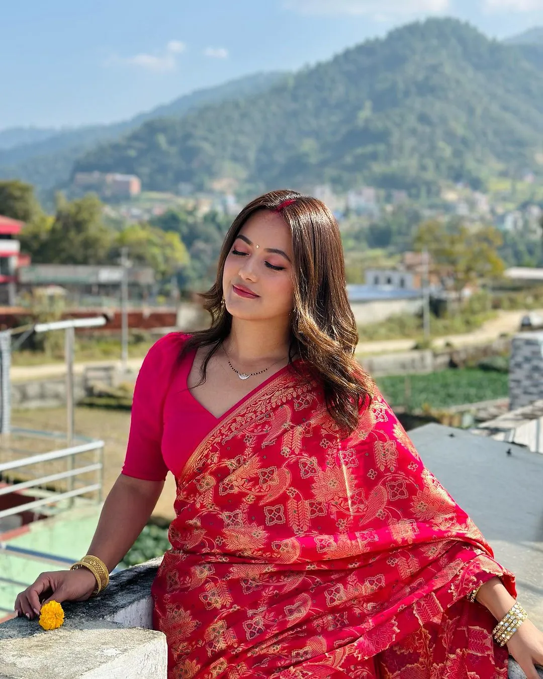 Delectable Dark Pink Soft Silk Saree With Efflorescence Blouse Piece