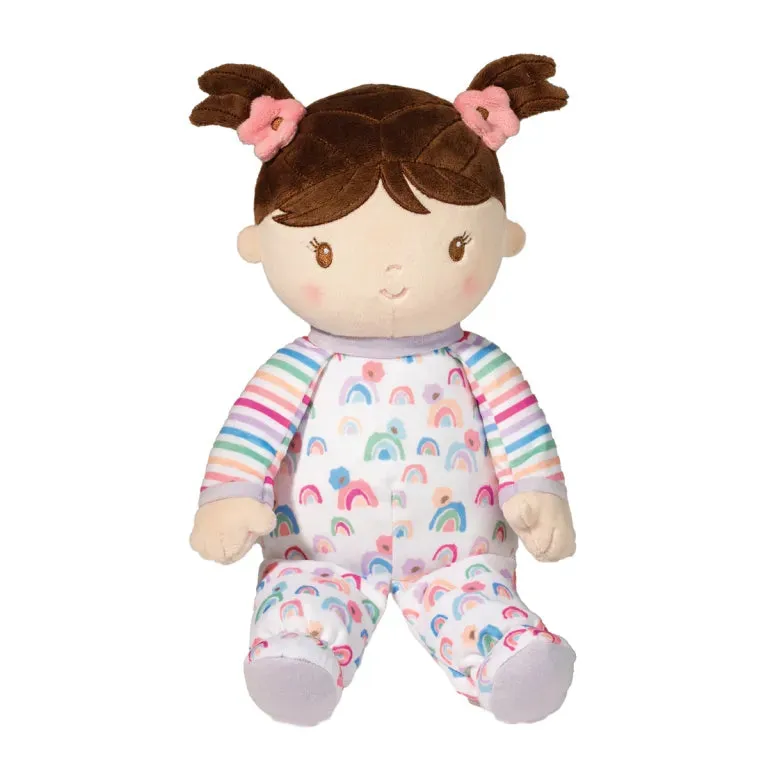 Douglas Isabelle Rainbow Stripe Doll 10" Tall