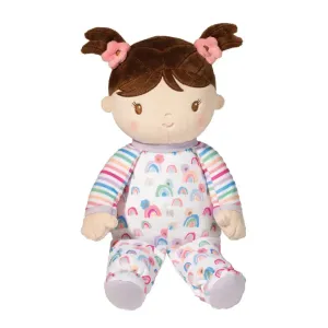 Douglas Isabelle Rainbow Stripe Doll 10" Tall