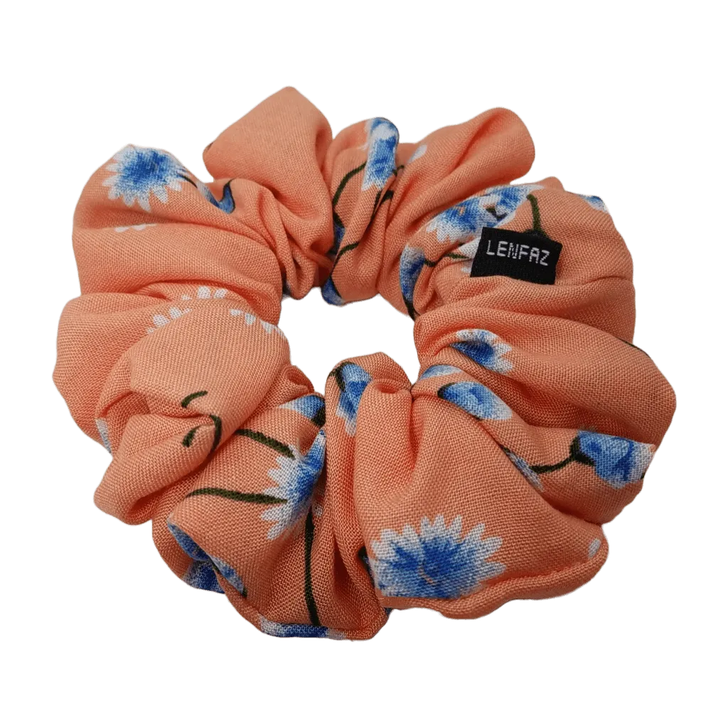 Floral Bloom Printed Scrunchie