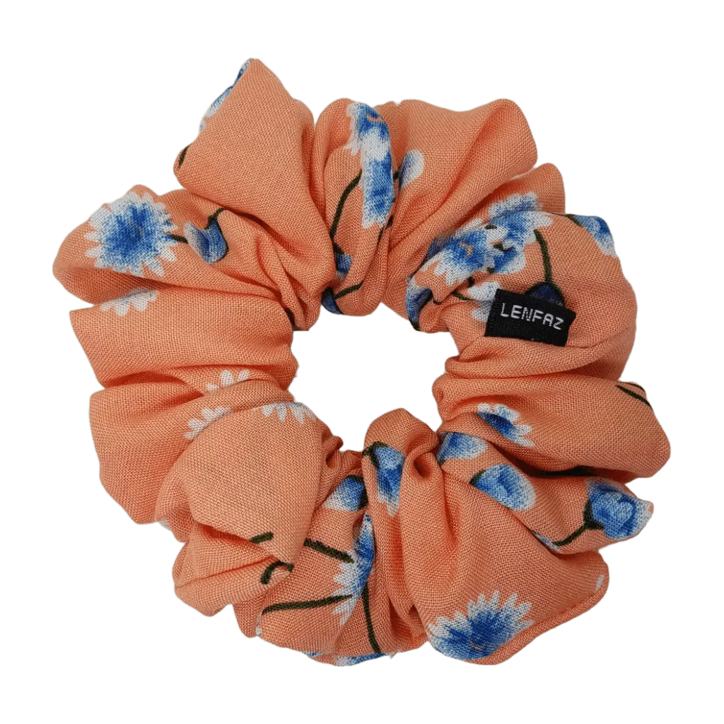 Floral Bloom Printed Scrunchie