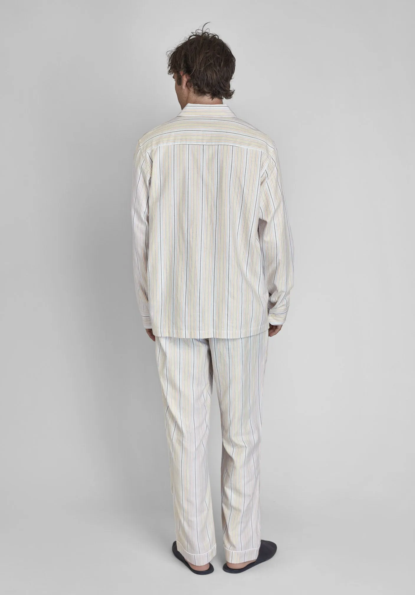 Henry Pajama Set in Twill Stripe