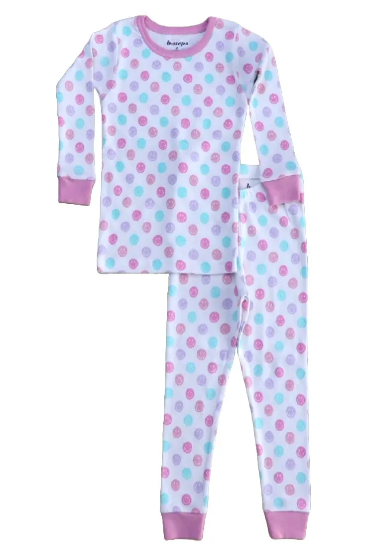 🎁Kids Pajamas - Pink Smile