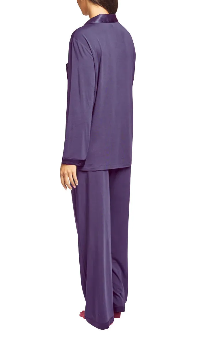 Love and Lustre 100% Modal Pyjama with Long Sleeve Top & Pant in Heron LL691 SALE