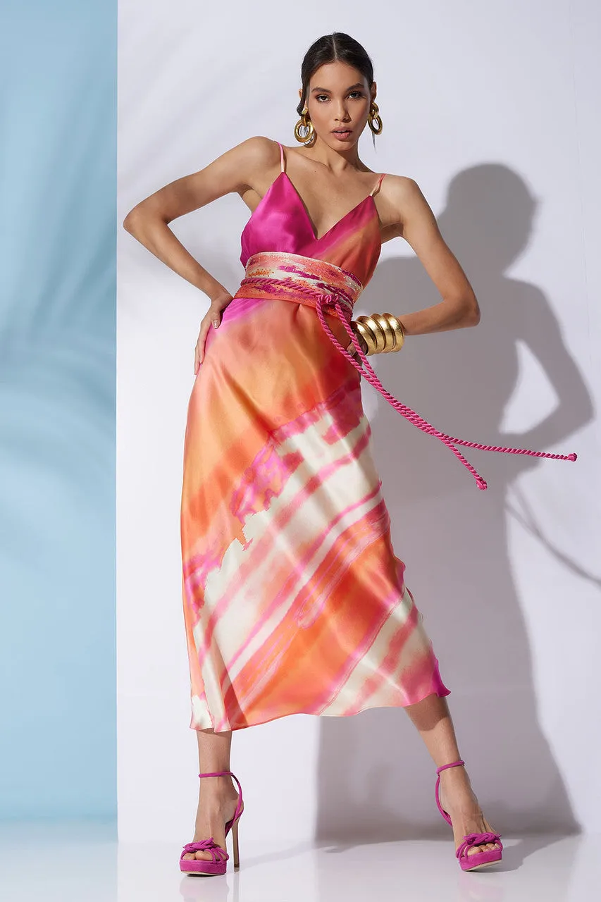 Minako Silk Gown