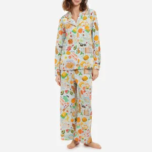 Organic Cotton Printed Long PJ Set