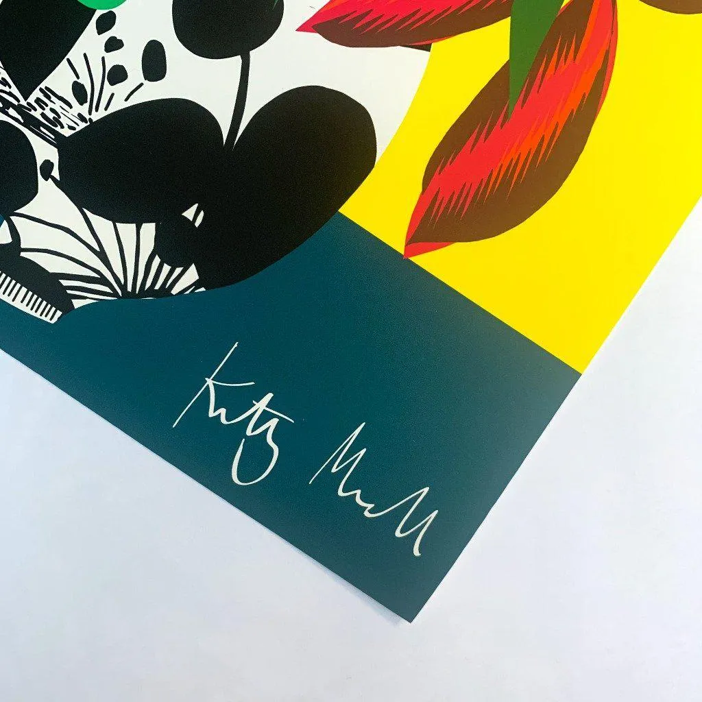 Pilea vase Fine Art Giclée Print Exclusive to Kitty McCall