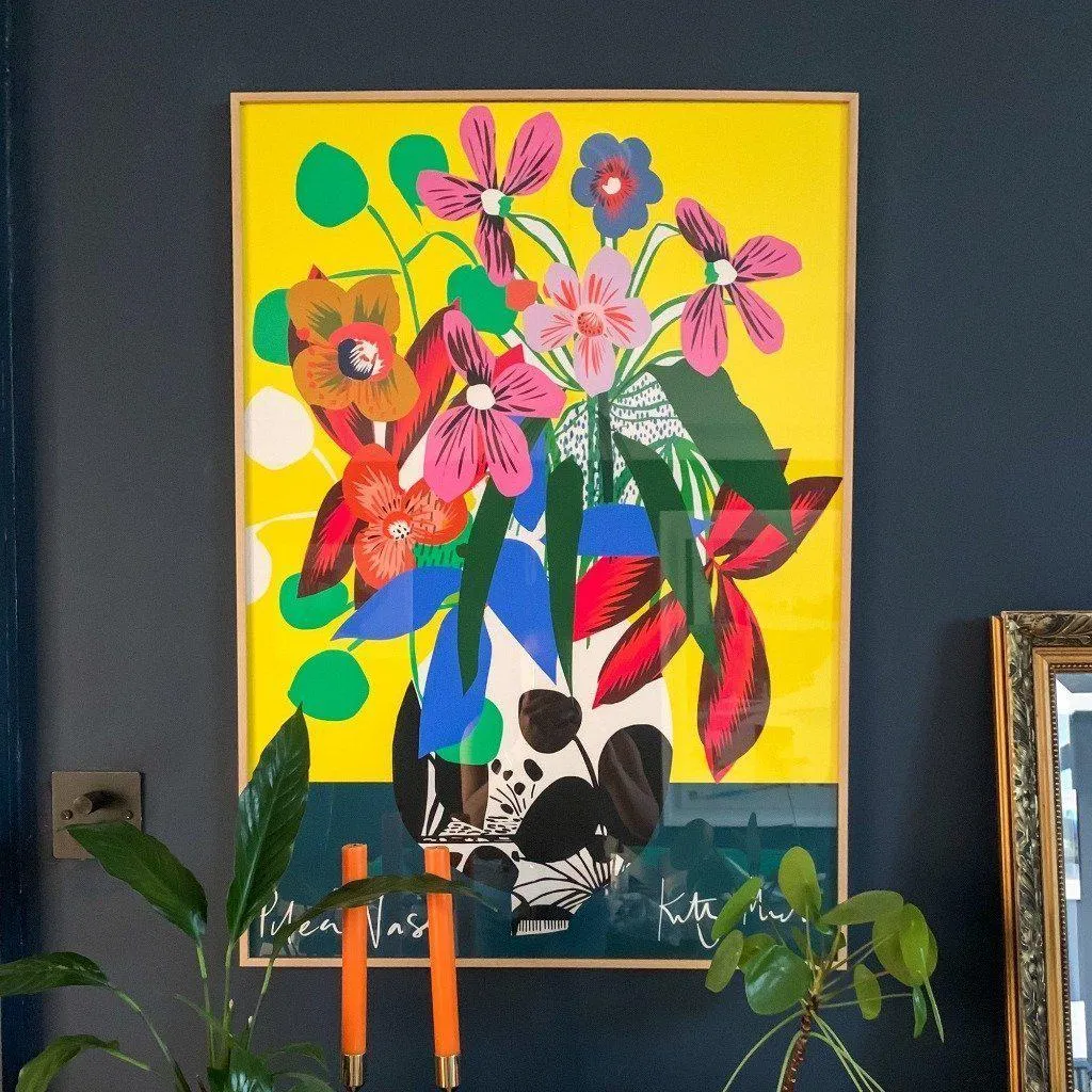 Pilea vase Fine Art Giclée Print Exclusive to Kitty McCall