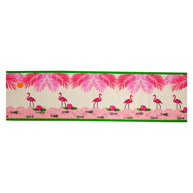 Pink Oasis Table Runner & Placemat - Five Piece Set