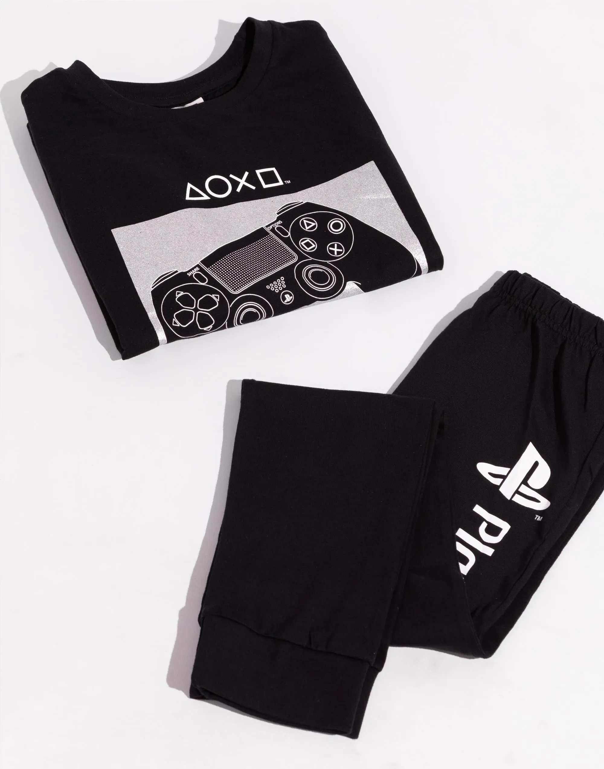 PlayStation Boys Pyjamas Game Controller Black Set