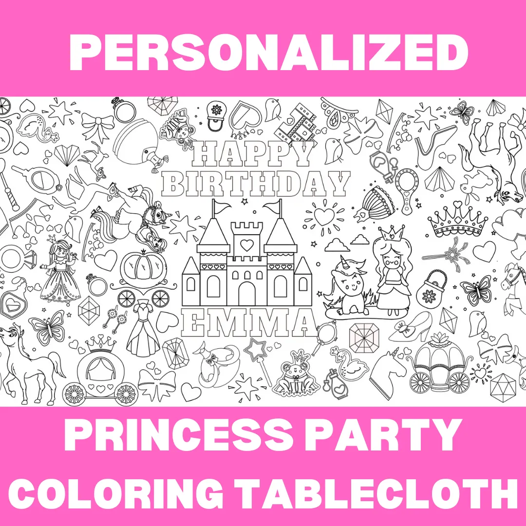 Princess Coloring Combo