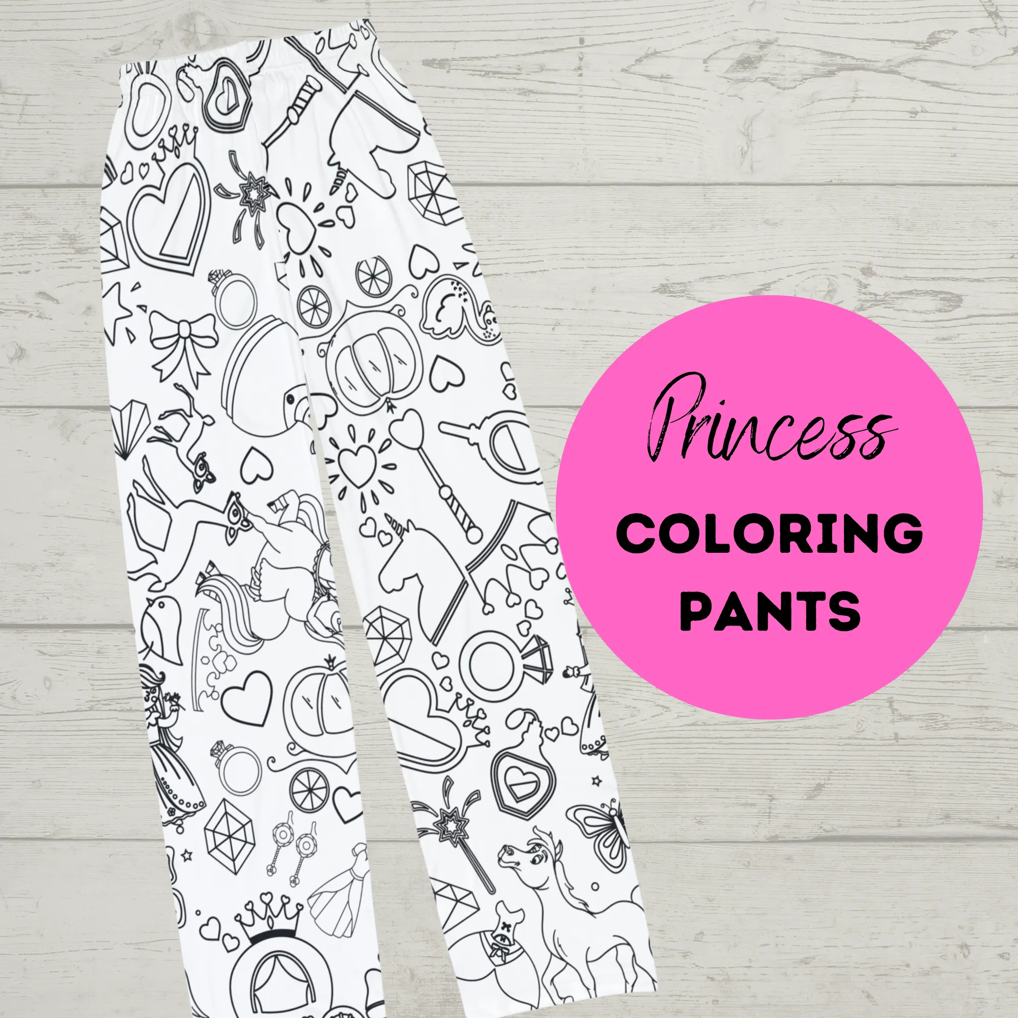 Princess Coloring Combo