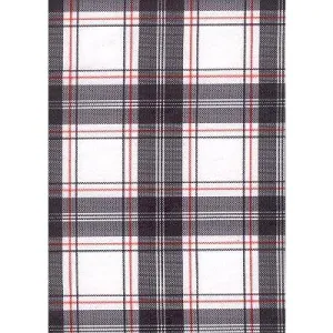 "Casual Friday" Plaid Womens Board Shorts - Regular Rise / 10.5" Inseam (Black)