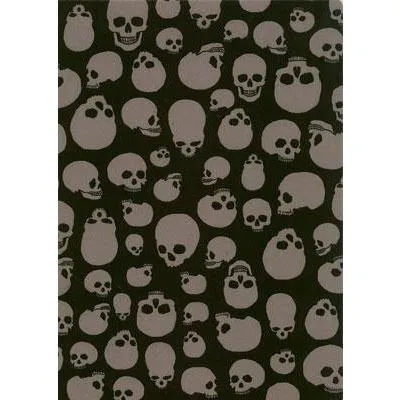"Live to Ride" Skulls (Black/Charcoal) Womens Board/Swim Shorts - 4"