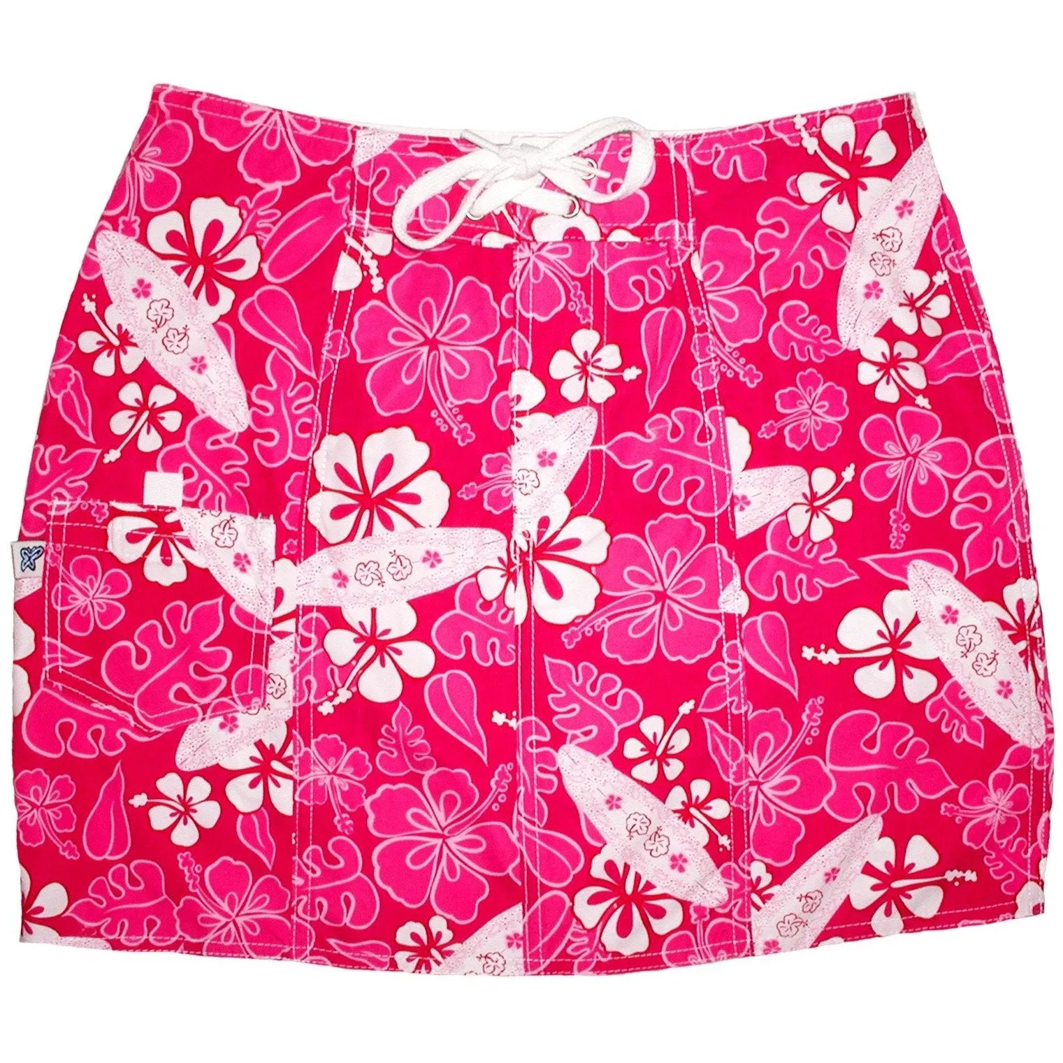 "Stick Figures" Board Skirt (Pink) CUSTOM