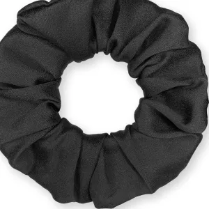 Scrunchies Premium Bridal Satin Available in 3 Sizes Made in the USA Black Matte