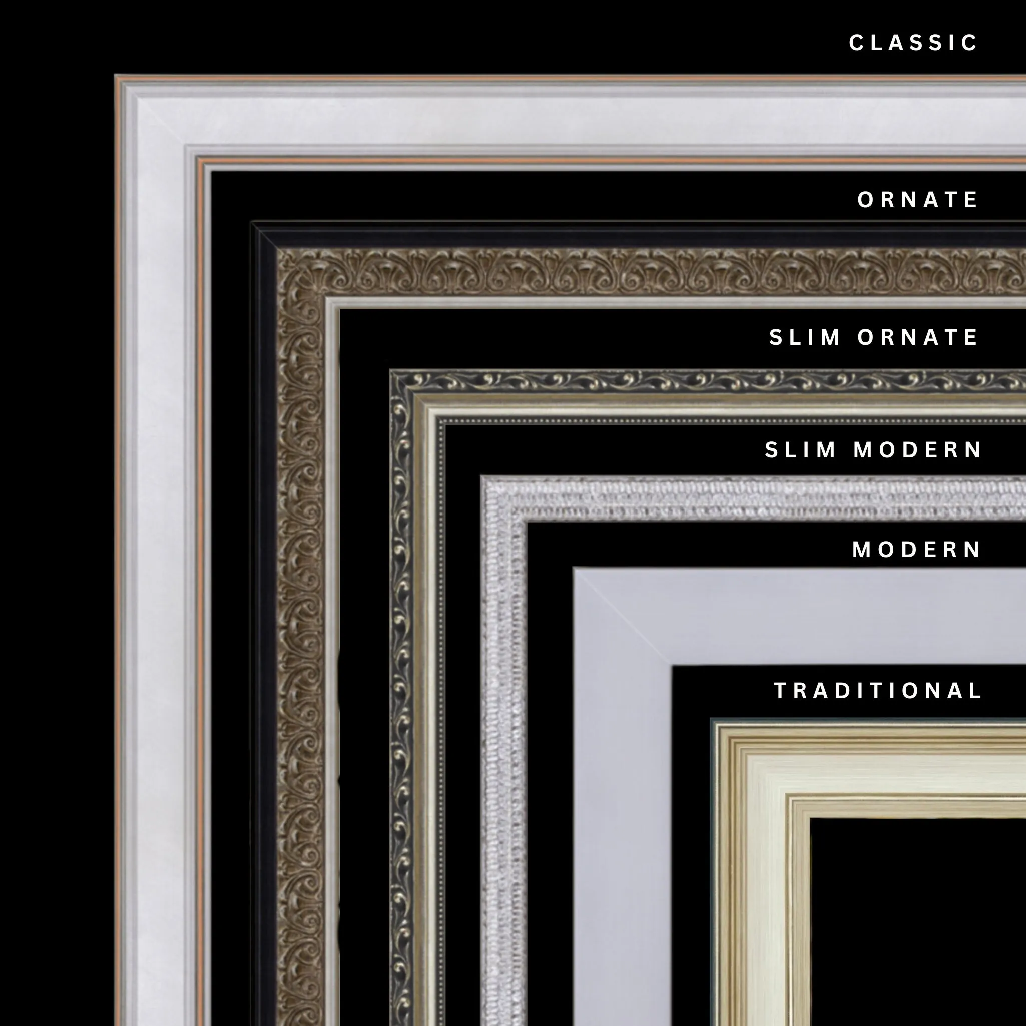 Silver 19x26 Picture Frame Ornate Traditional Classic Antique