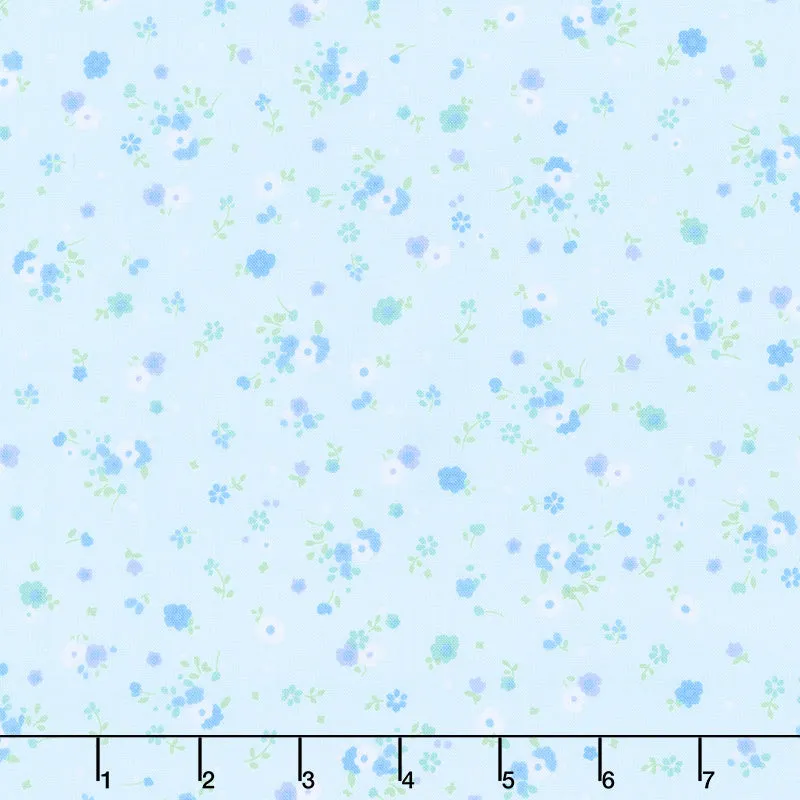 Sleepovers - Pajamas Blue Yardage