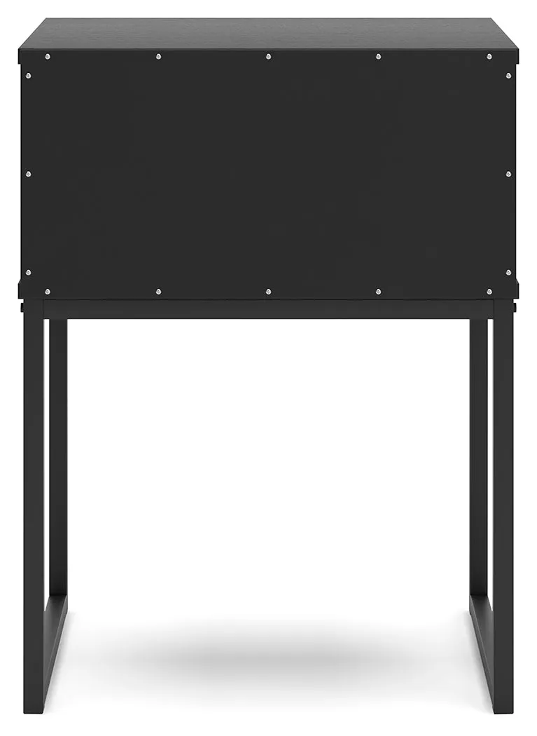 Socalle Full Platform Bed with Dresser and 2 Nightstands in Black