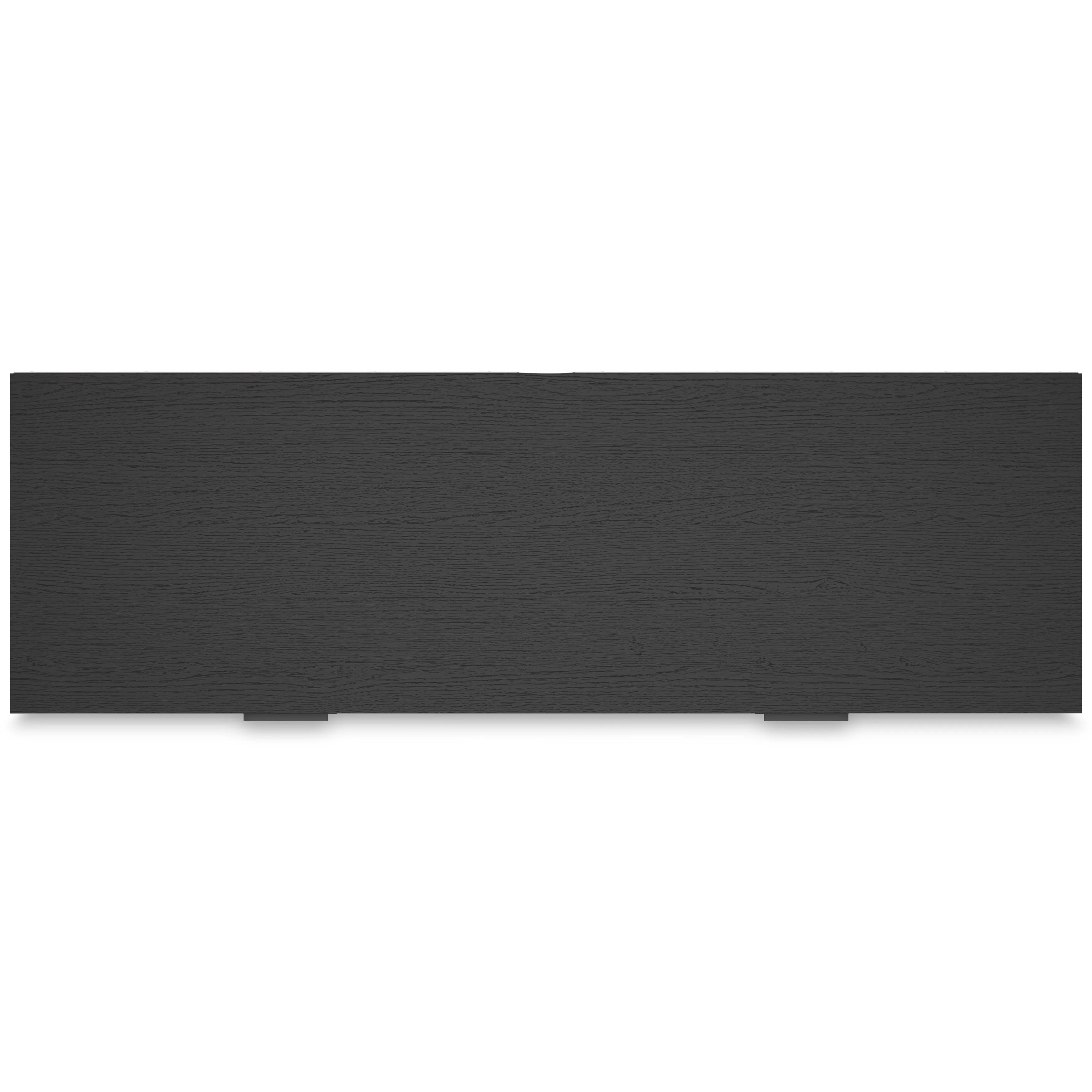 Socalle Full Platform Bed with Dresser and 2 Nightstands in Black