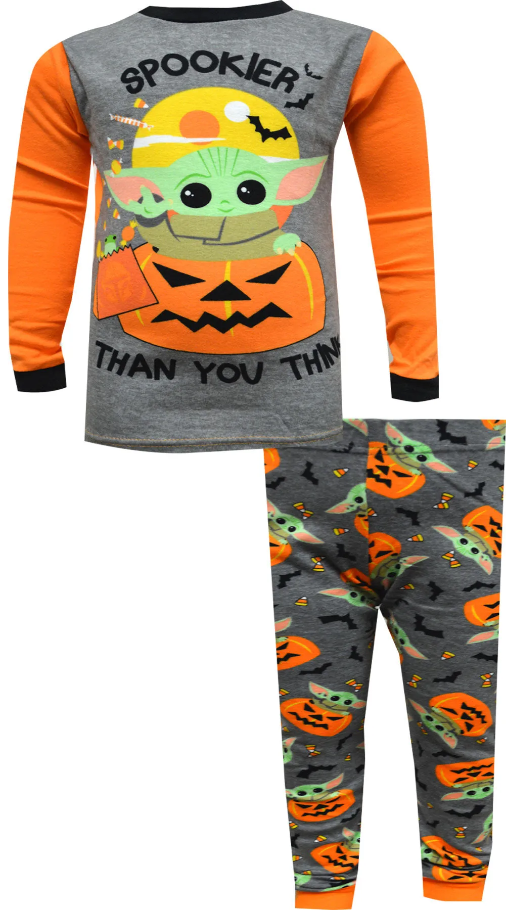 Star Wars Mandalorian Spookier Than You Think Halloween Pajamas