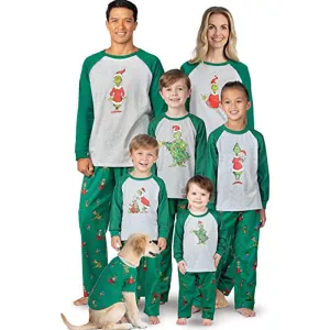 The Grinch Print Matching Family Sets