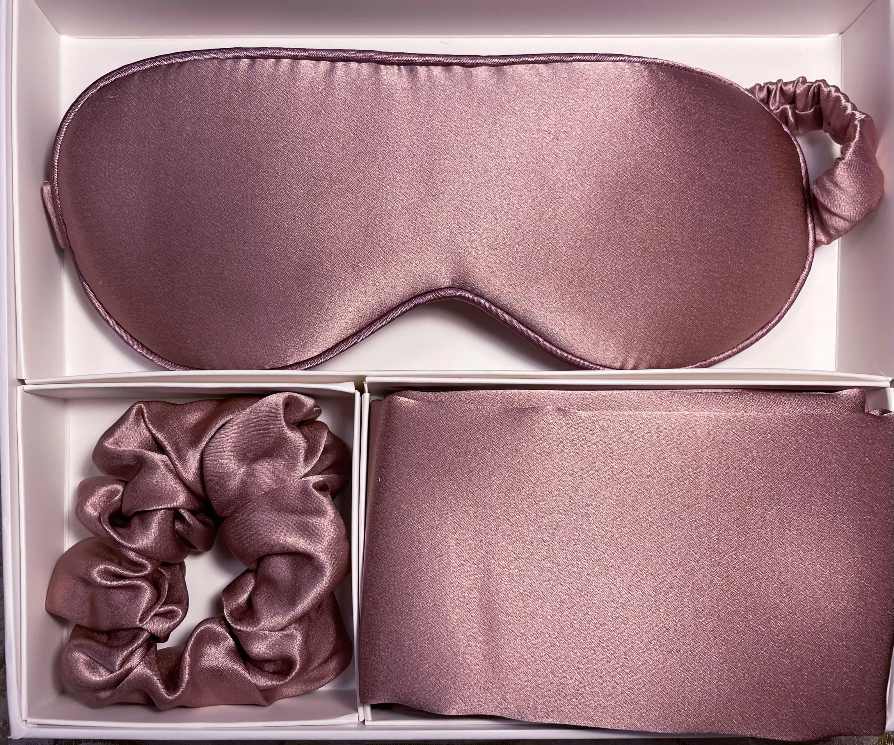 ✨The Luxe Slumber Set: Ultimate Silk Sleep Essentials✨ (Silk Pillowcase, Silk Eye Mask & Silk Scrunchie)