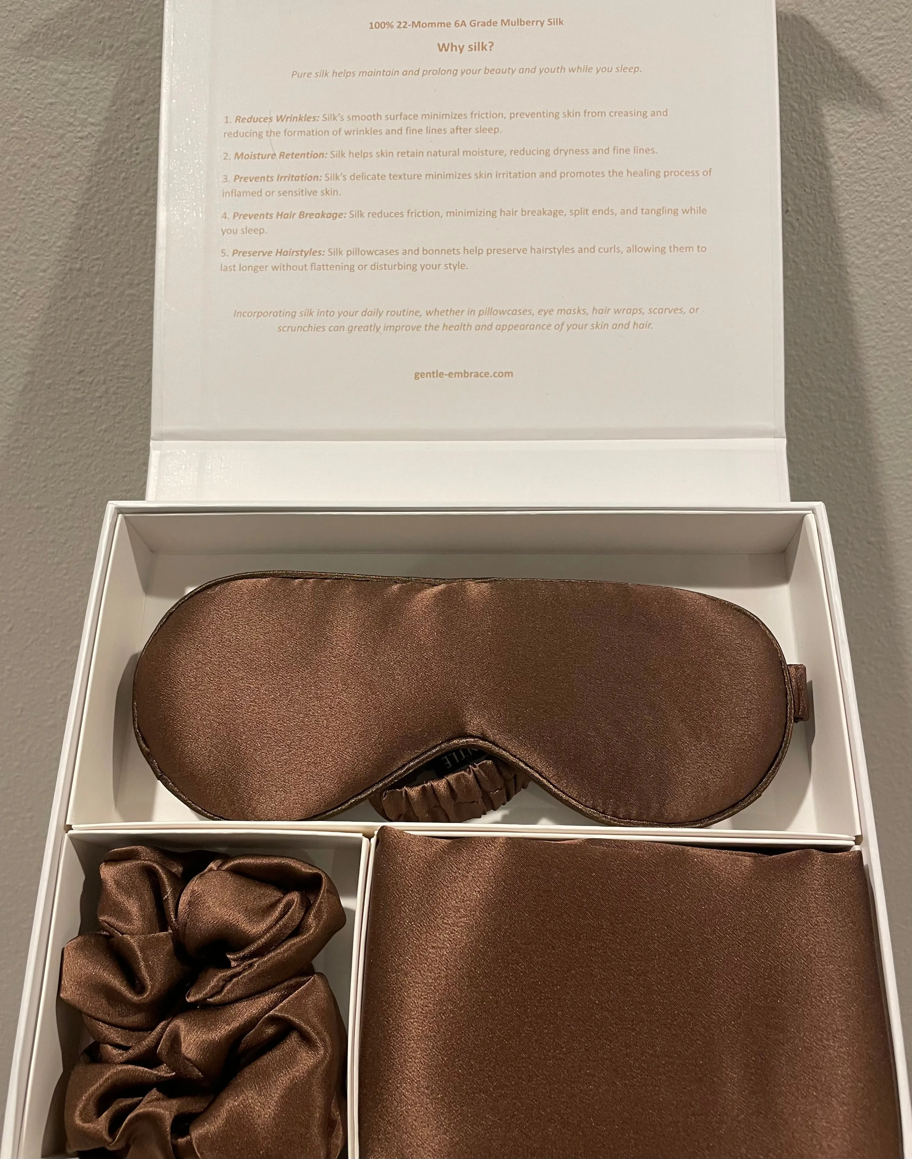 ✨The Luxe Slumber Set: Ultimate Silk Sleep Essentials✨ (Silk Pillowcase, Silk Eye Mask & Silk Scrunchie)