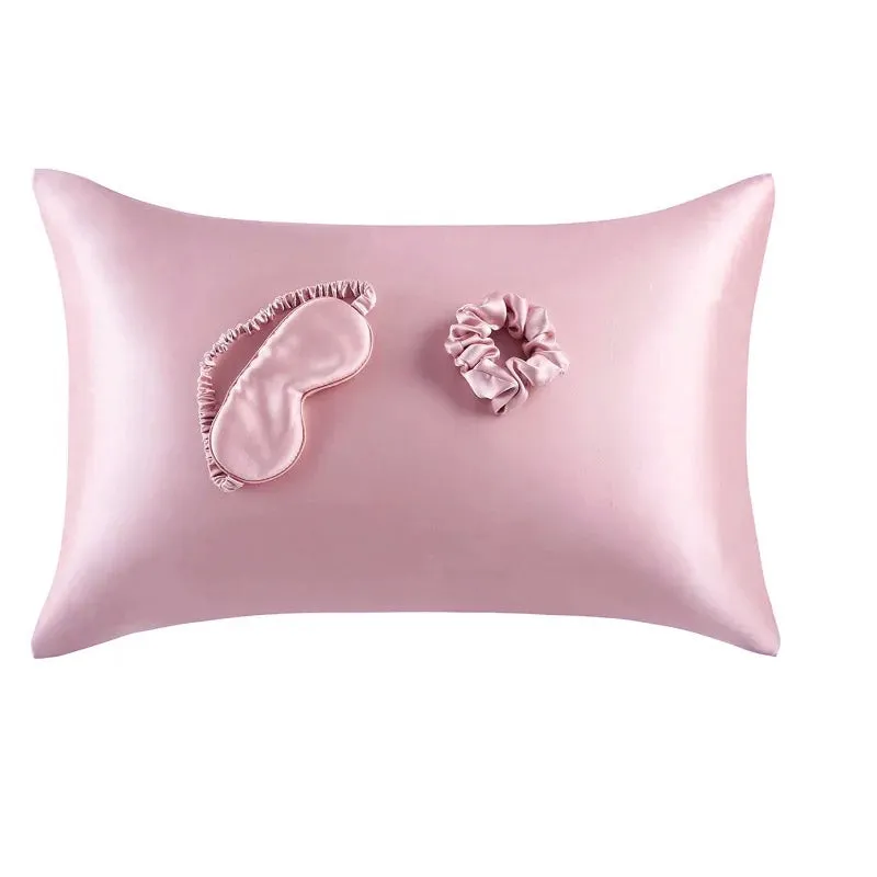 ✨The Luxe Slumber Set: Ultimate Silk Sleep Essentials✨ (Silk Pillowcase, Silk Eye Mask & Silk Scrunchie)