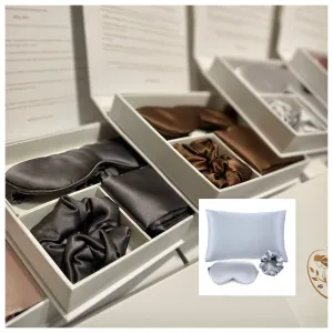 ✨The Luxe Slumber Set: Ultimate Silk Sleep Essentials✨ (Silk Pillowcase, Silk Eye Mask & Silk Scrunchie)