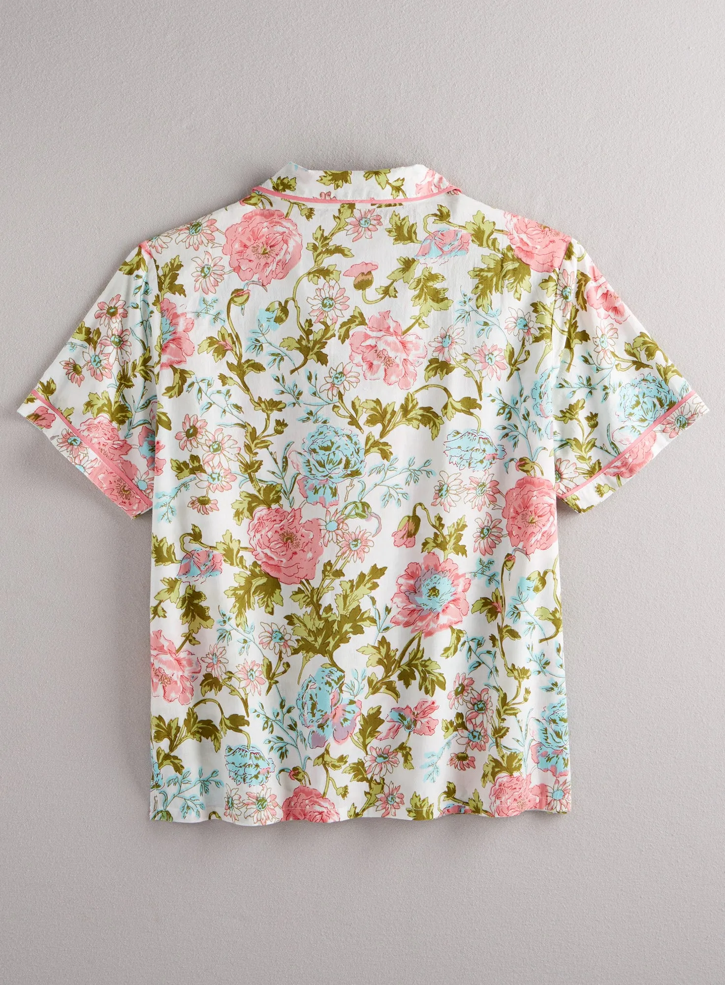 Vintage Rose Short-Sleeve Pajamas