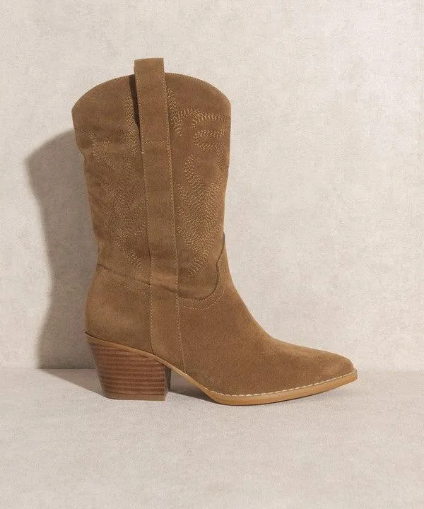 Womens Shoes Style No. Sephira - Embroidered Short Boot