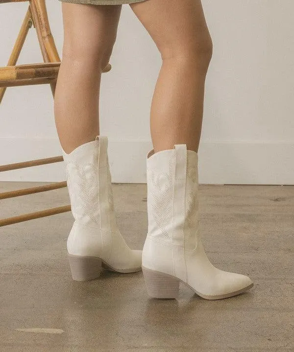 Womens Shoes Style No. Sephira - Embroidered Short Boot