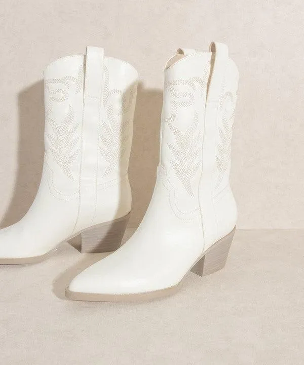 Womens Shoes Style No. Sephira - Embroidered Short Boot