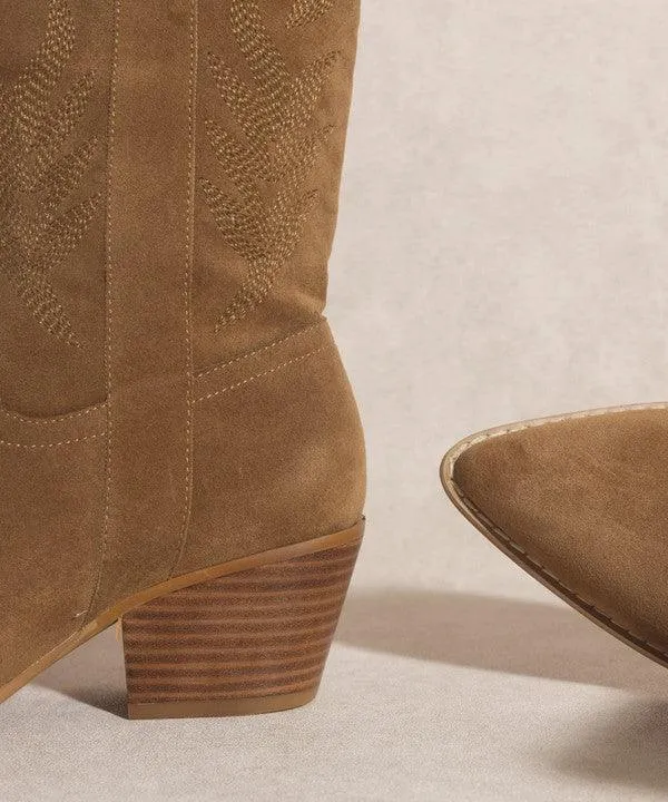 Womens Shoes Style No. Sephira - Embroidered Short Boot