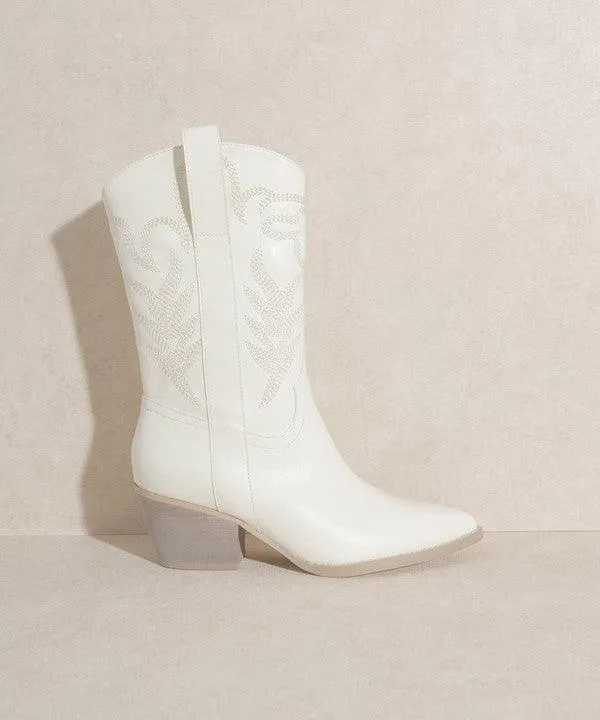 Womens Shoes Style No. Sephira - Embroidered Short Boot